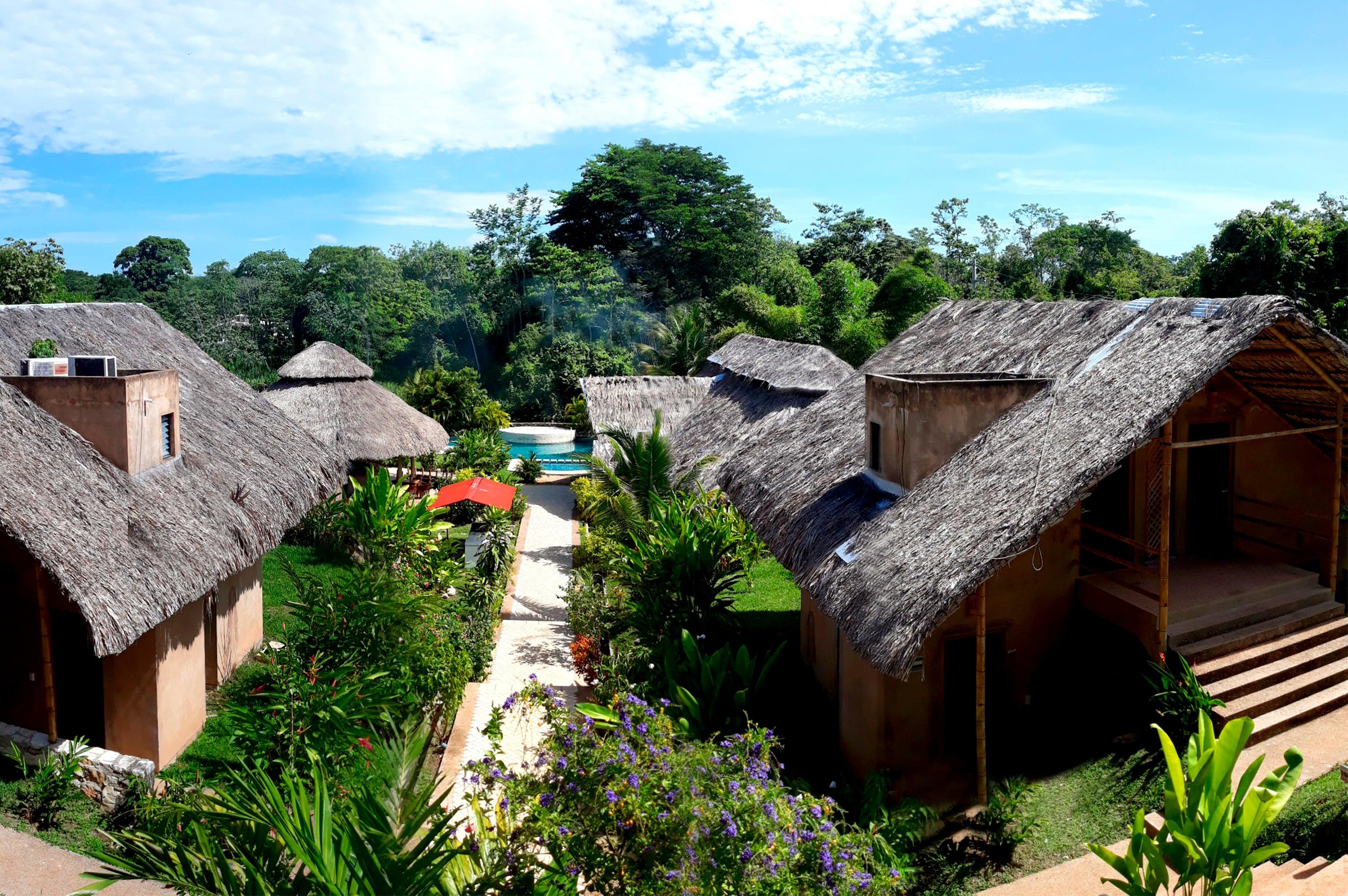 Axkan Palenque Bagian luar foto